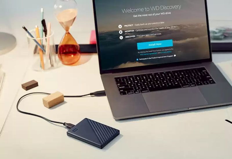 Western Digital My Passport for Mac 5 To Bleu