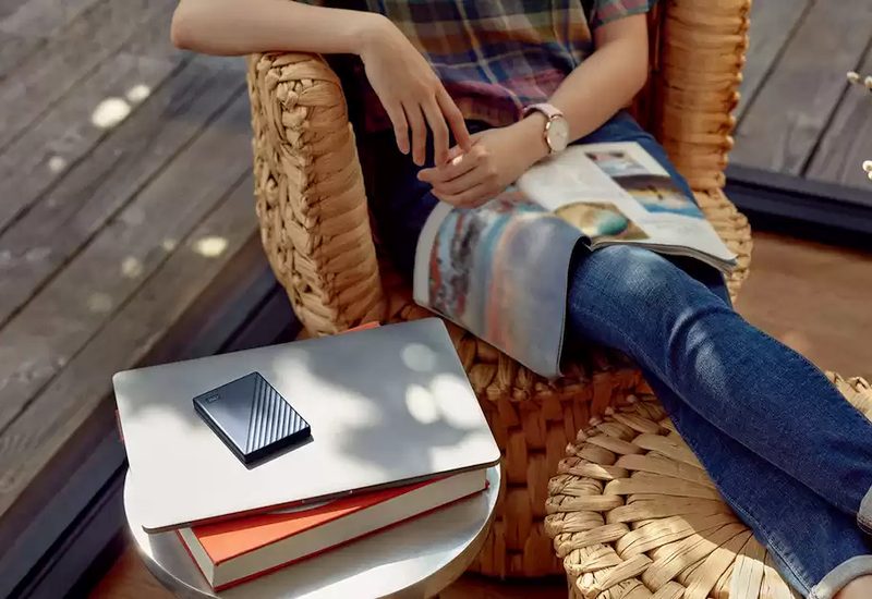 disque dur externe Western Digital My Passport for Mac 5 To Bleu