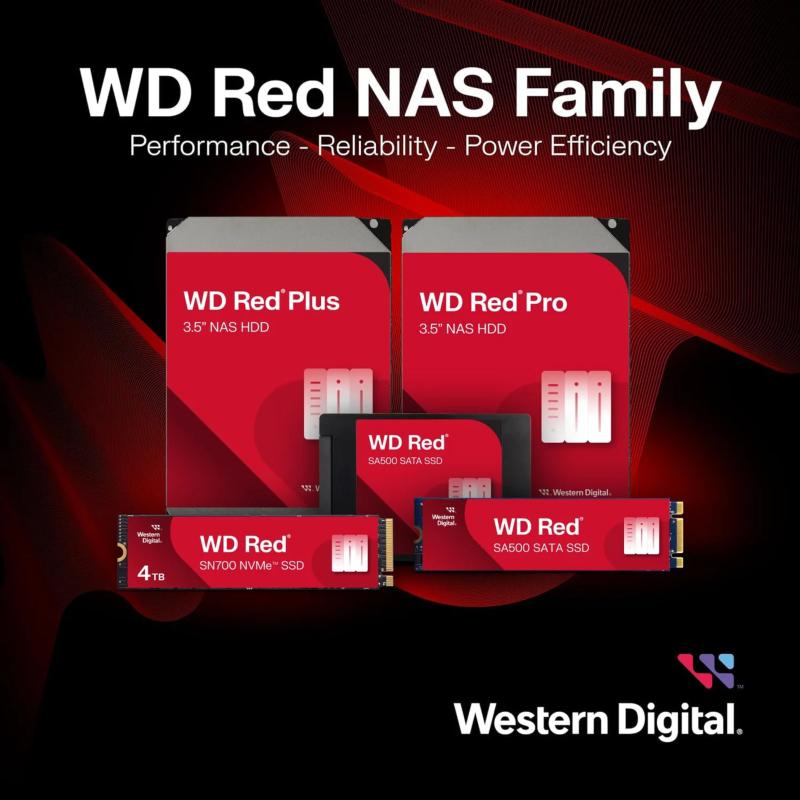 Disque dur WD Red Plus 4 To pour NAS