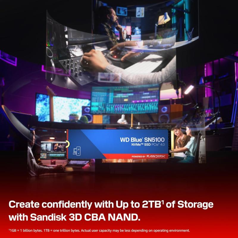 Installation SSD WD Blue SN5100 M2