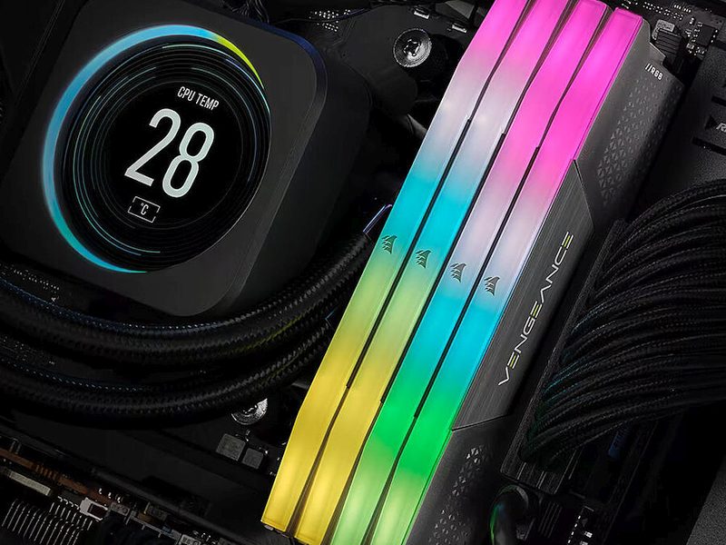 Corsair Vengeance RGB Black DDR5 6400 CL36 - détails