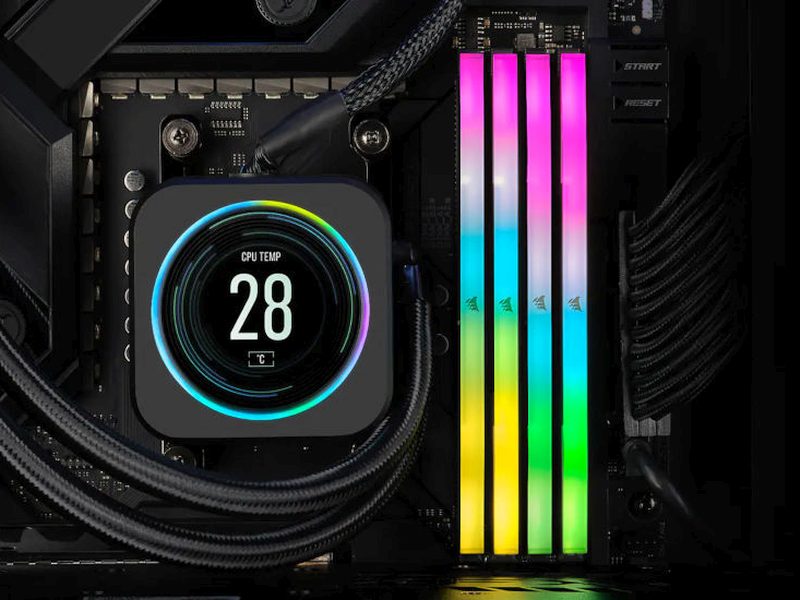 Corsair Vengeance RGB Black DDR5 6400 CL36 - 32 Go