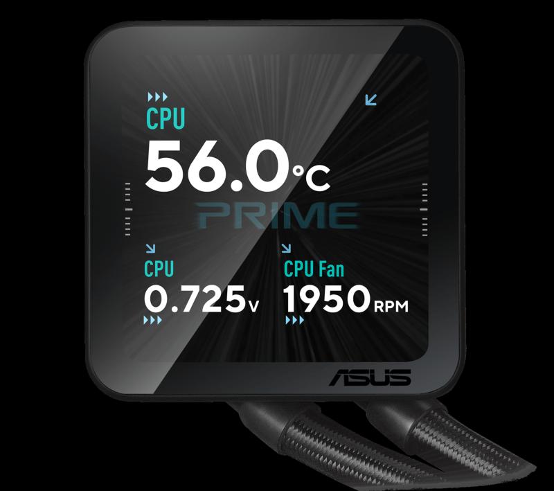 Écran IPS et ventilateurs ARGB du watercooling ASUS PRIME LC II 360