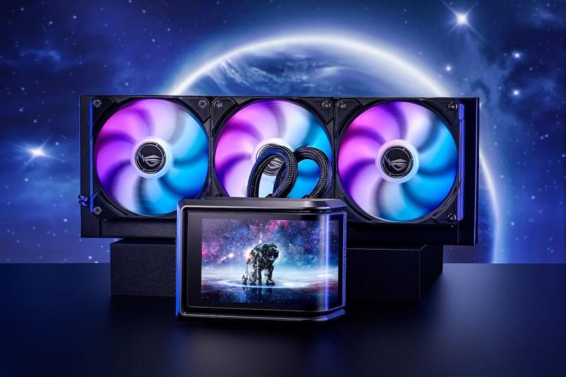 ASUS ROG Ryuo IV SLC 360 ARGB écran incurvé et ventilateurs ARGB