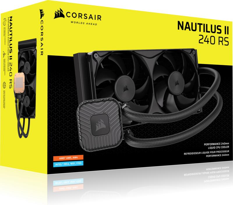 Système de watercooling Corsair Nautilus avec radiateur et ventilation