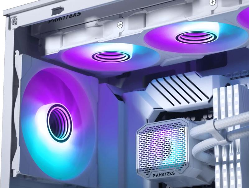 Refroidissement et ventilateurs D-RGB du Phanteks Glacier One 360M25G2