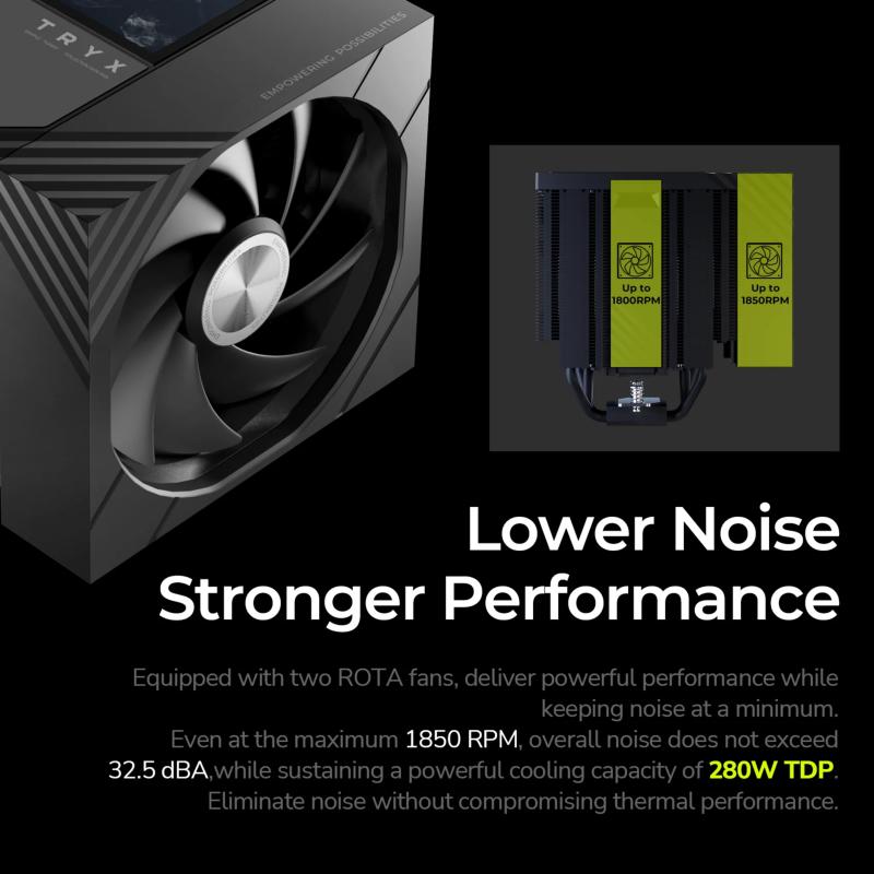 système de refroidissement double tour TRYX TURRIS 620