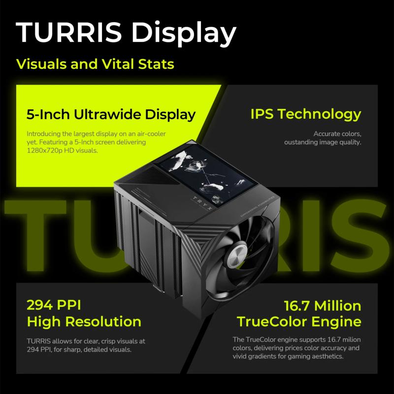 écran IPS personnalisable ventirad TRYX TURRIS 620