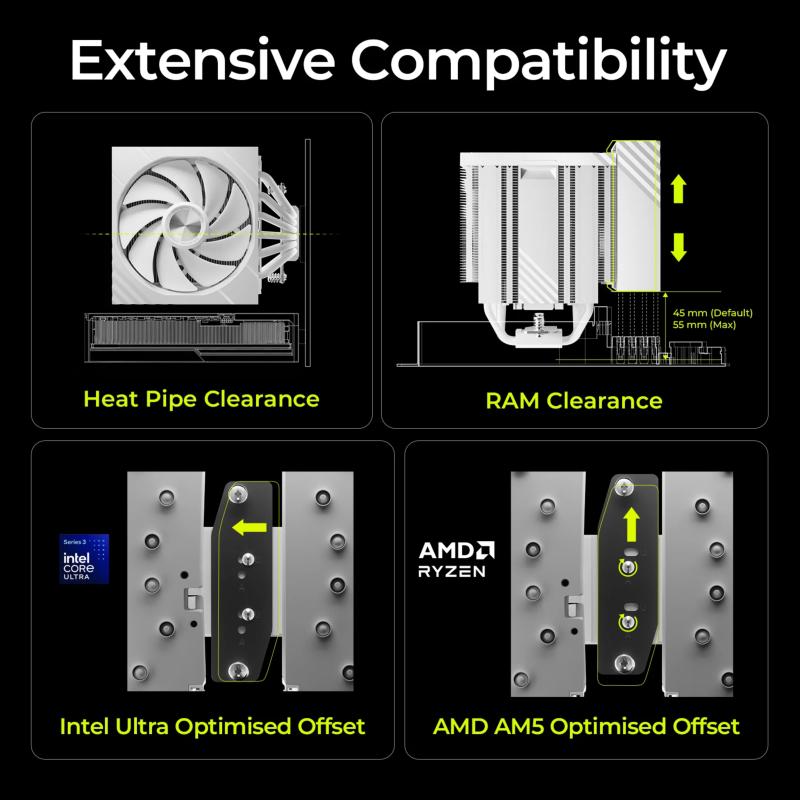 installation ventilateurs rail TRYX TURRIS 620