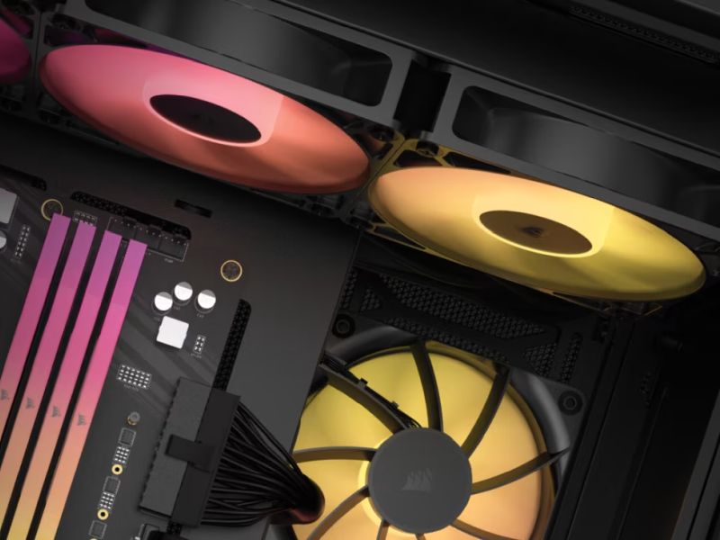 Flux d'air AirGuide du Corsair RS120 ARGB