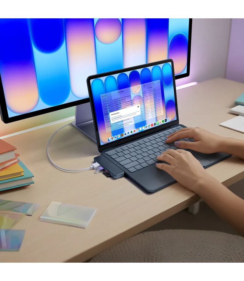 Hub USB-C Satechi USB-C Snap Hub 6-en-1 Indigo