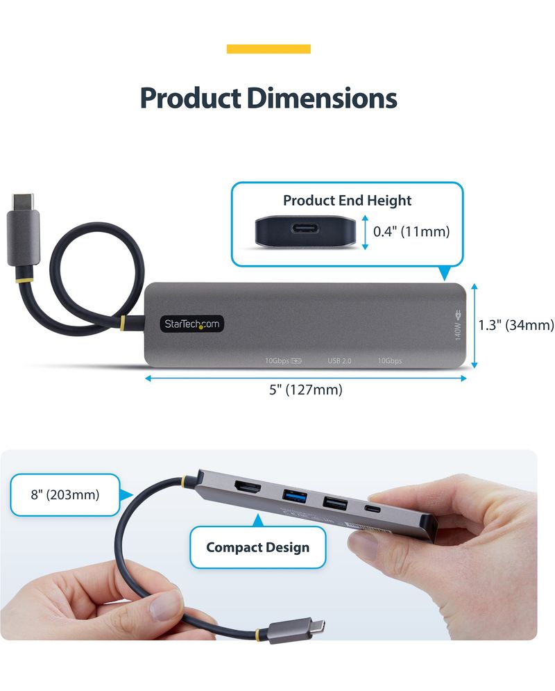 Adaptateur multiport USB-C vers HDMI StarTech.com