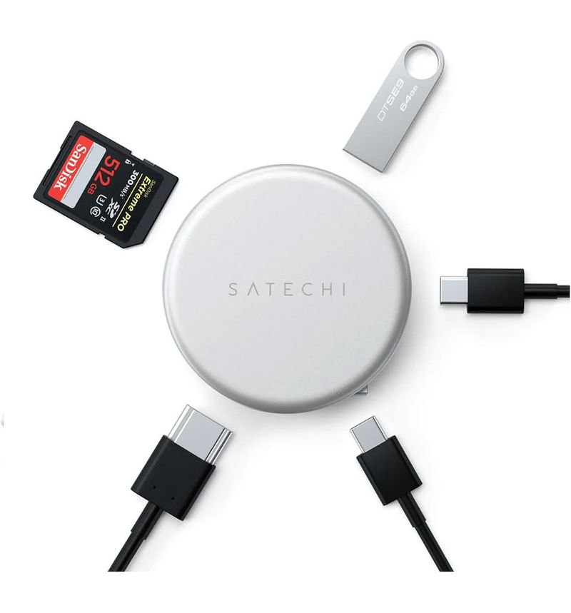 Connectique de l'adaptateur Satechi OntheGo 5-en-1
