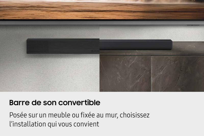 Architecture des 13 haut-parleurs de la Samsung HW-QS90H