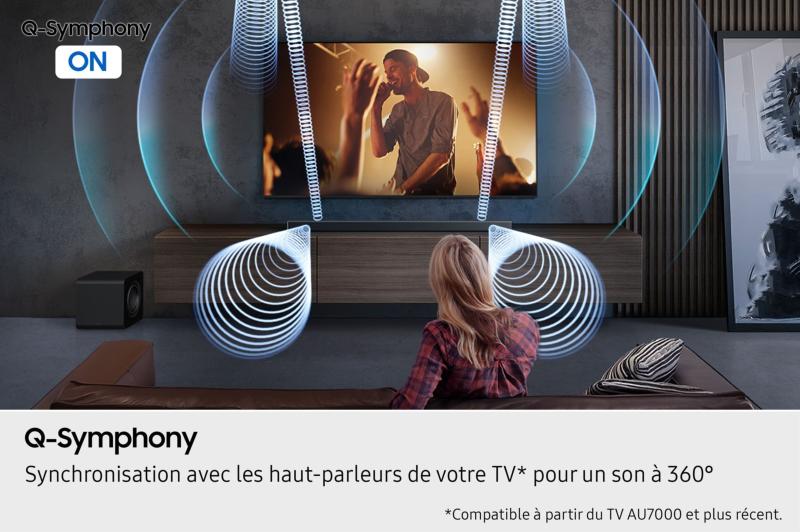 Q-Symphony Samsung TV