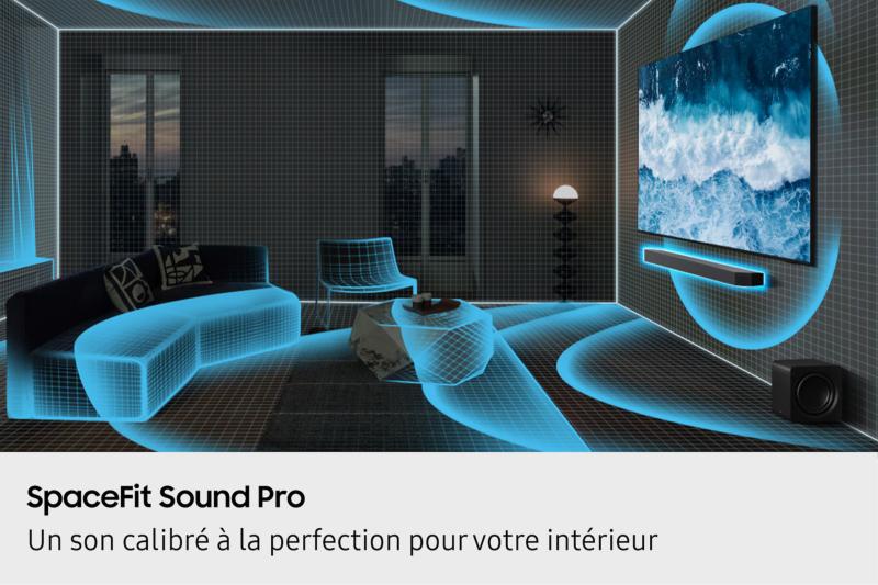 Calibration audio SpaceFit Sound Pro de la Samsung HW-Q930H