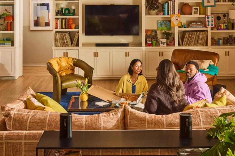 Architecture acoustique Dolby Atmos 7.1.2 de la Sonos Beam Ultra
