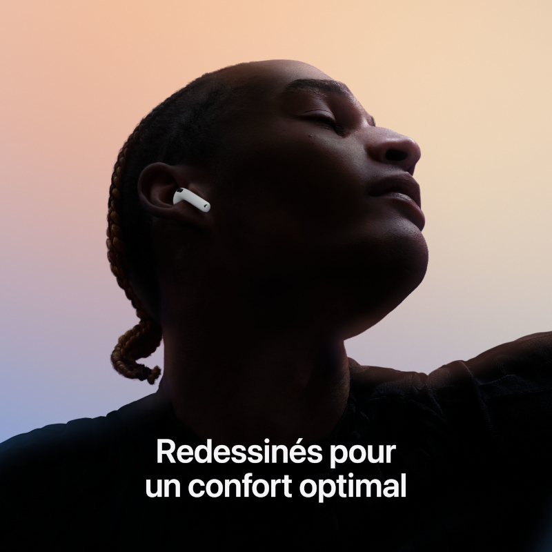 Apple AirPods 4 avec Réduction active du bruit