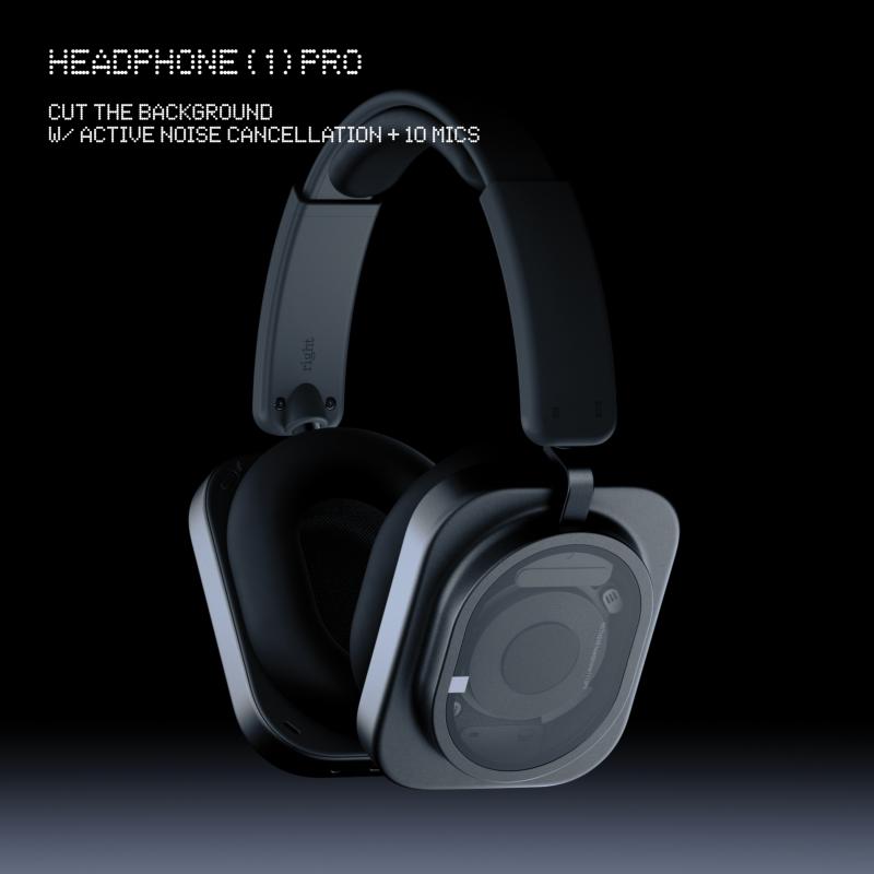 Réduction active du bruit et audio spatial du Nothing Headphone (1) Pro