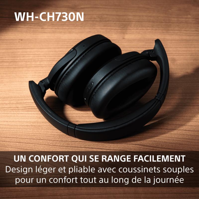 Technologies audio et appels du casque Sony WH-CH730N