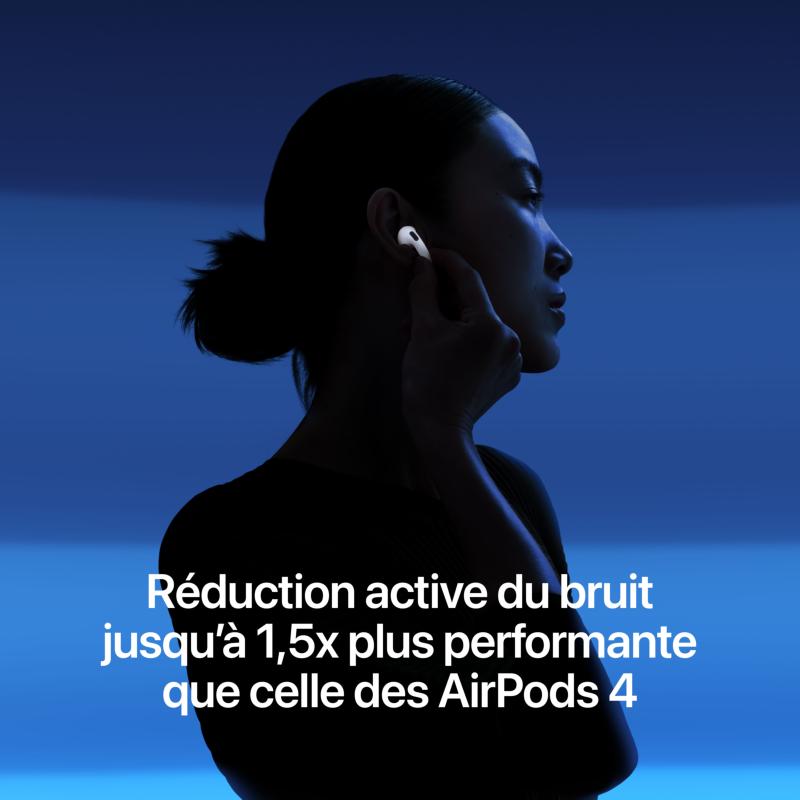 Utilisation des Apple AirPods 5 dans un environnement animé