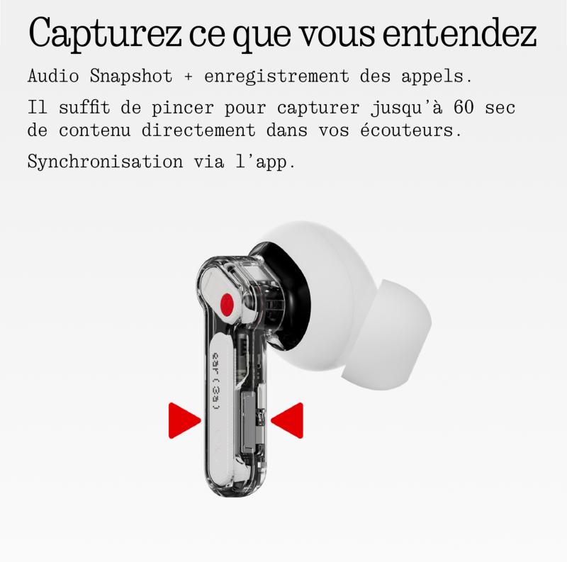 Application Nothing X pour les écouteurs Nothing Ear (3a)