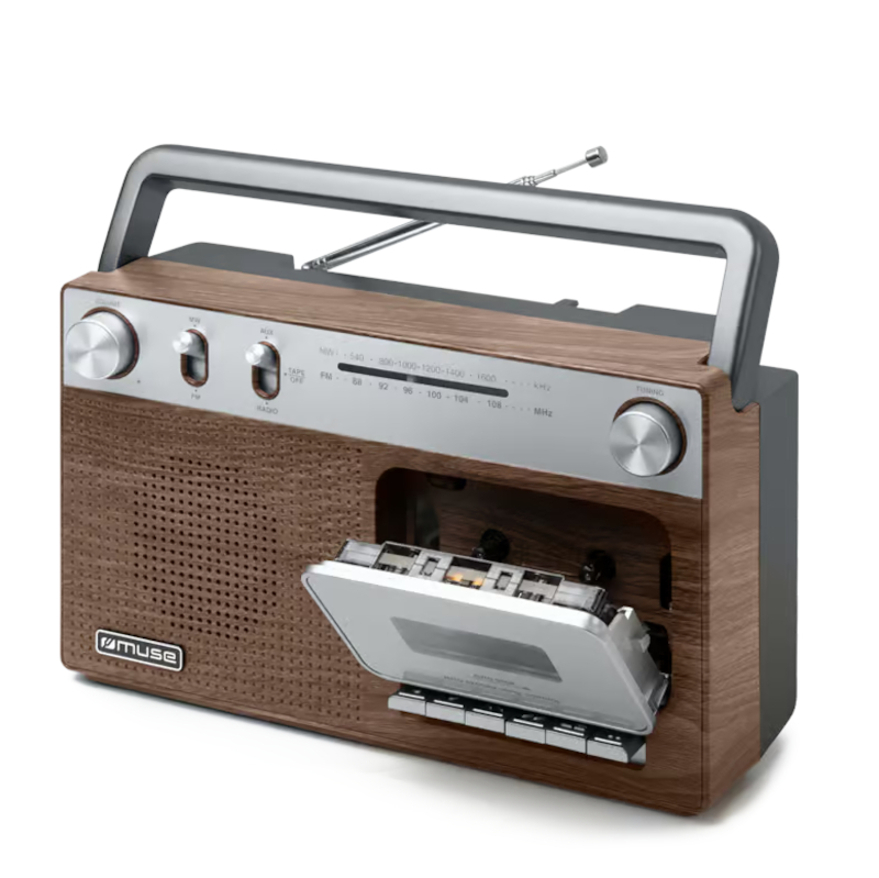 radio cassette Muse M-152 WS utilisation écoute et enregistrement
