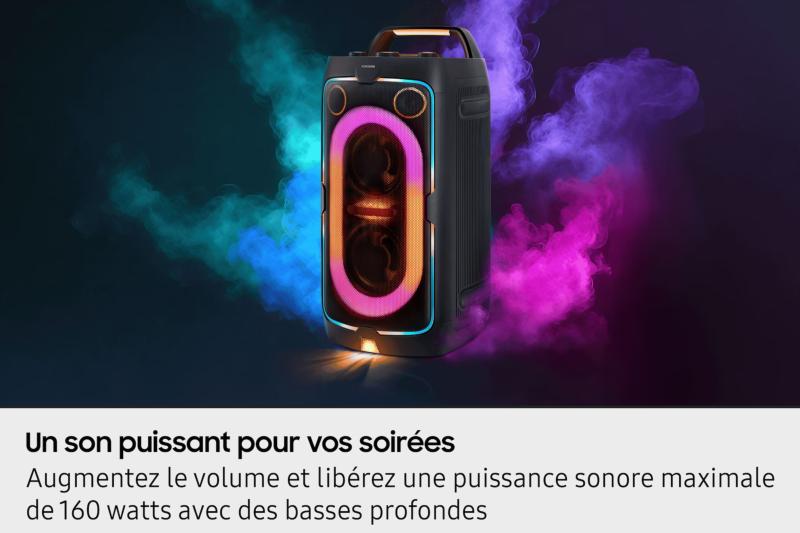son puissant enceinte Samsung basses profondes