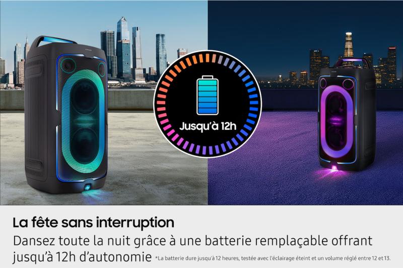 enceinte Samsung autonomie extérieur IPX4