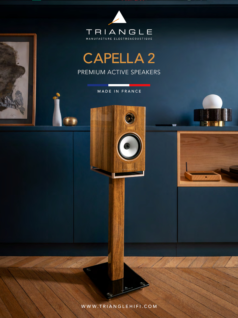 enceintes Triangle Capella 2 système Hi-Fi sans fil