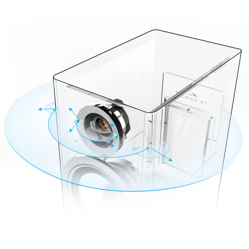 design élégant enceintes Triangle Capella 2 intérieur moderne