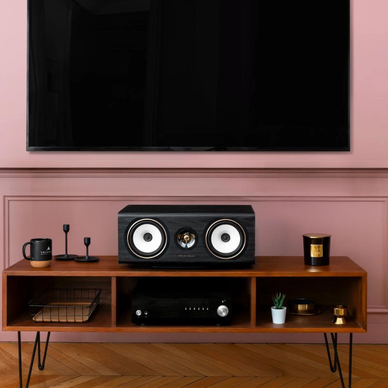 Enceinte centrale Home-Cinéma Triangle Solstice C3 Noir