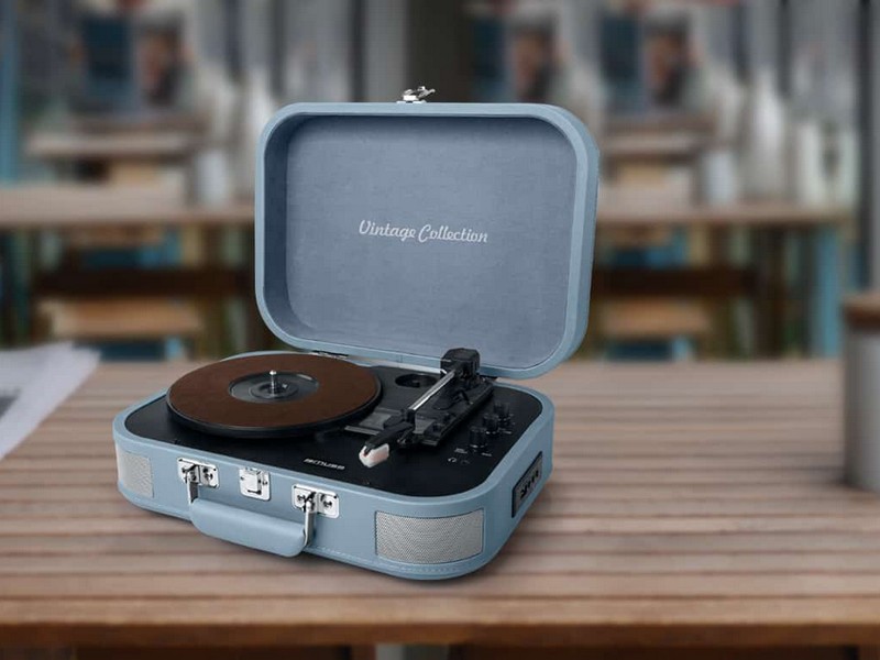 Platine vinyle Muse MT-201 BVB Bleu gris