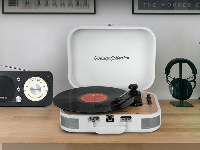 Platine vinyle Muse MT-201 WW Blanc