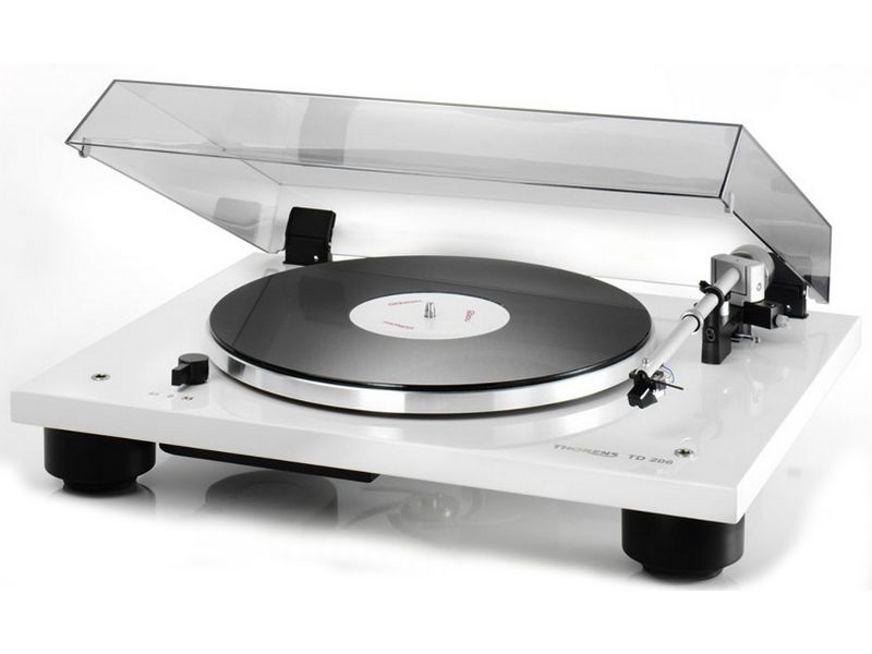 Platine vinyle Thorens TD206 Blanche
