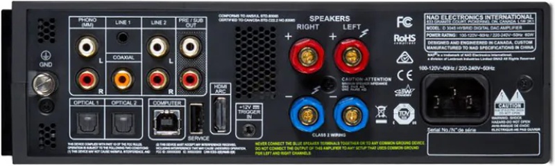 Restitution sonore NAD C 379