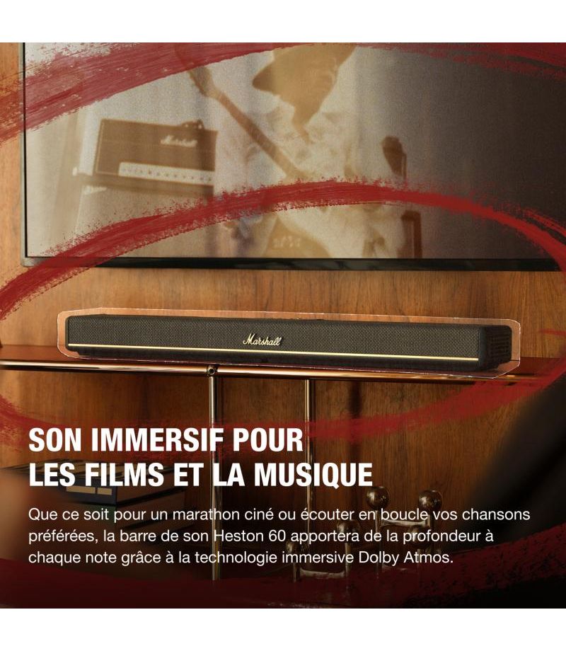 barre de son Marshall Heston 60 design premium