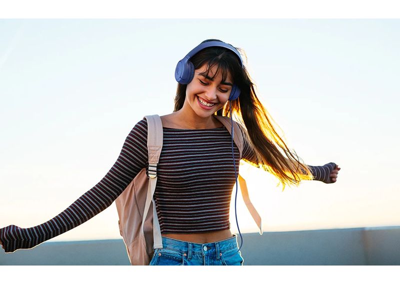 Casque supra-auriculaire JBL Tune 530C Blanc avec commandes intégrées et câble USB-C