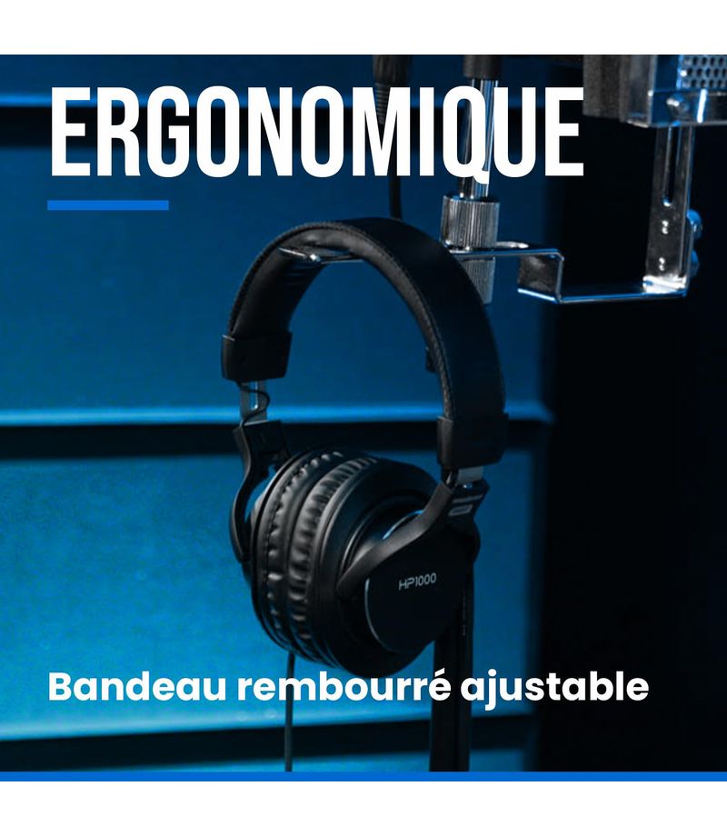 Casque studio Woodbrass HP1000