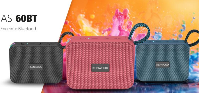 Kenwood AS-60BT enceinte Bluetooth portable IPX7