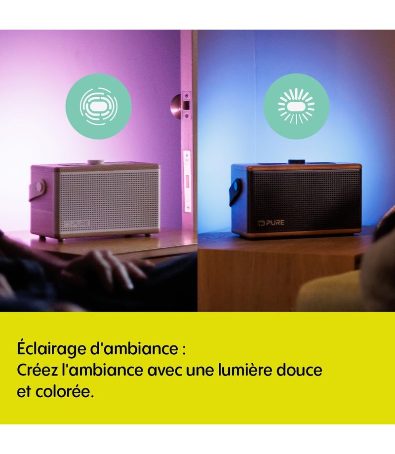 Éclairage d'ambiance de l'enceinte Pure Classic Aura