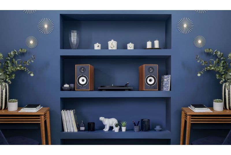 Platine vinyle Triangle Lunar 1 Crème vue de face