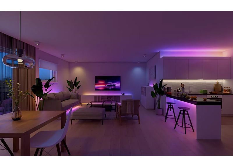 Bande LED connectée Philips Hue Essential pour meuble TV et bibliothèque