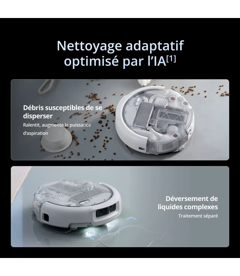 Système de nettoyage intelligent du DJI ROMO P2 Transparent