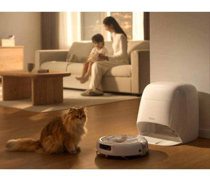 Robot aspirateur-laveur DJI ROMO A2 Blanc