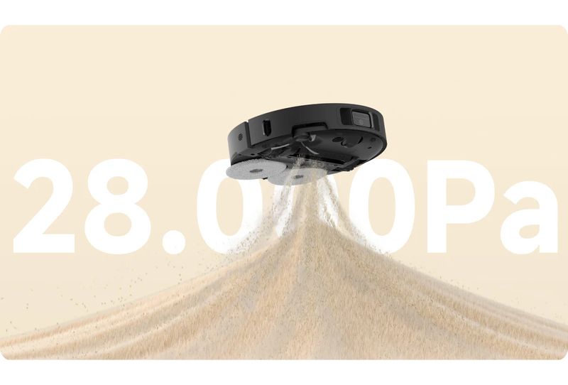 Double bras flexible et brosses anti-noeuds du Dreame L50 Ultra AE
