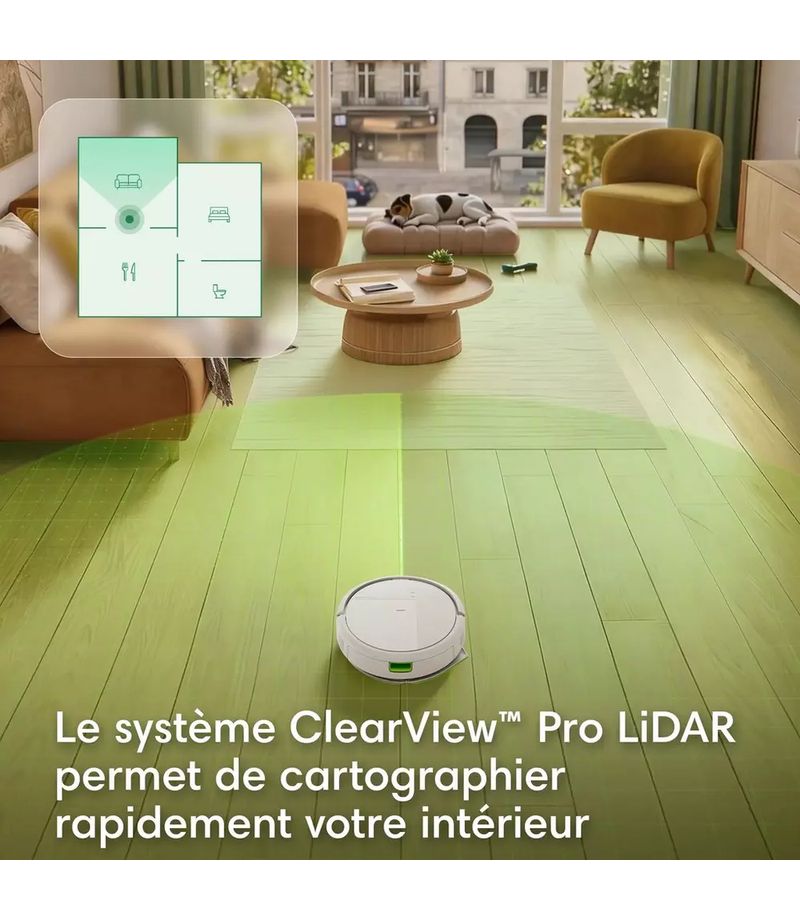 Nettoyage des sols et des bordures avec le robot iRobot Roomba 115 Blanc