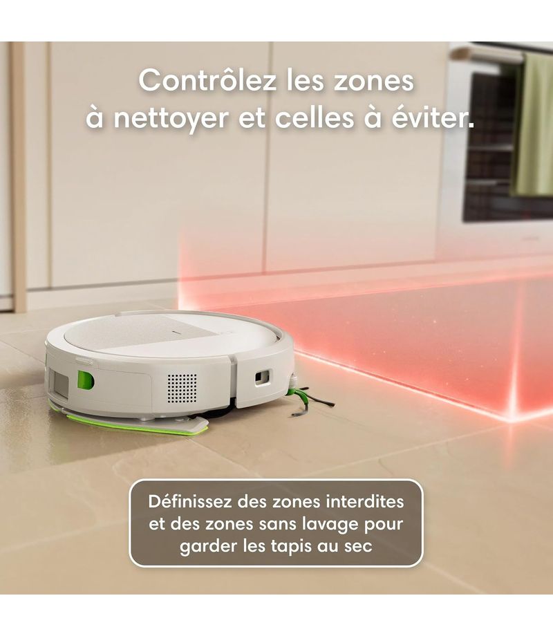 Nettoyage des sols avec le iRobot Roomba 115 Combo
