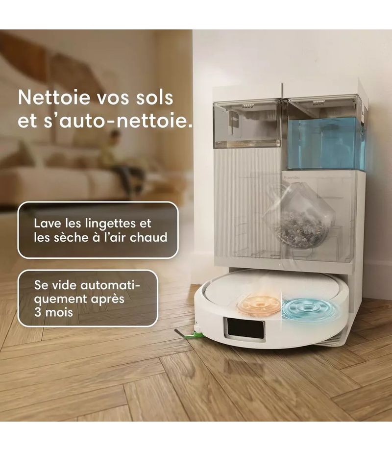 Base AutoWash du iRobot Roomba Plus 415 Combo