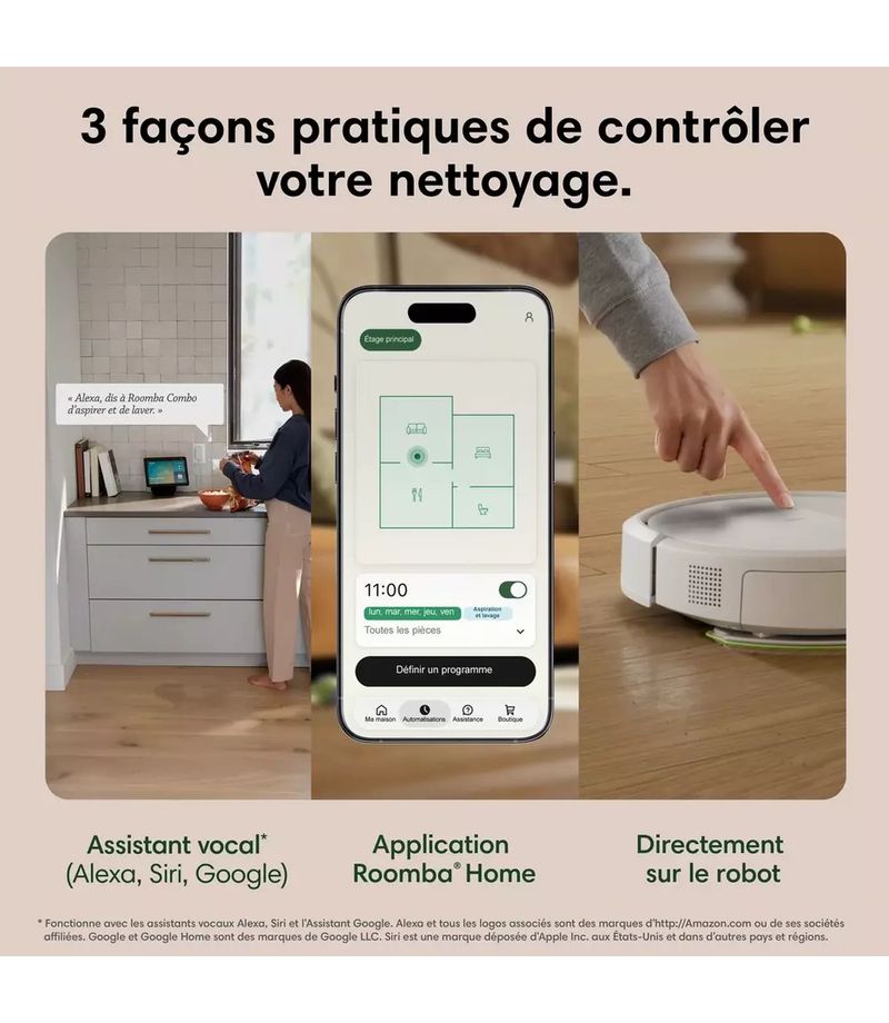 Base AutoWash du iRobot Roomba Plus 515 Combo